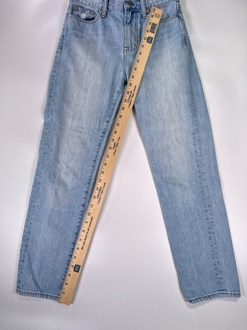 Madewell The Perfect Summer Jean High Rise Distressed Cotton Light Wash Denim 26 - Picture 12 of 13